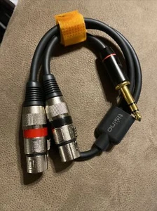 Tisino High Performance Professional AV Cable 1/4” To 2.5 mm Stereo Jack Plug (H - Picture 1 of 1