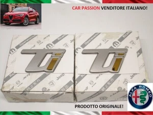 Schriftzug Logo TI ALFA ROMEO GIULIA STELVIO GIULIETTA Emblem Wappen PAAR - Bild 1 von 1