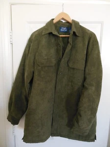 Ausgezeichnete HIGH SIERRA Marke Herren Kunstleder Oliv GRÜN JACKE OBERBEKLEIDUNG GR. M - Bild 1 von 6