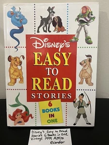 Disney Easy to Read Stories 6 Books in One Kids Toddlers Vintage Picture 1999 - Bild 1 von 5