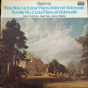 DECCA 279.017-18 (2 LP) BRAHMS PNO TRIO 2 & CELLO SNTA 2 *STARKER SUK KATCHEN NM - Picture 1 of 4