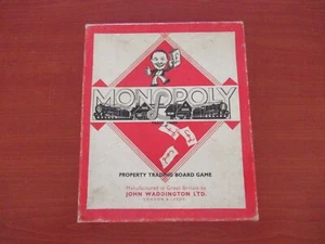 Vintage Monopoly Set mit Brett - Bild 1 von 3