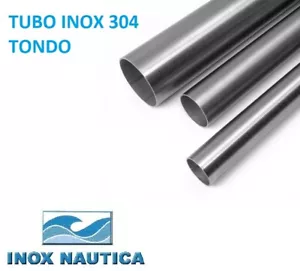 TUBO TONDO IN ACCIAIO INOX AISI 304 BARRA 3 MT fino a 88,9 mm MISURE IN POLLICI - Foto 1 di 1