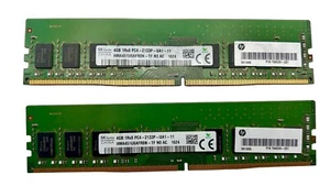 SK Hynix 8GB (2x4GB) RAM PC4-17000 DDR4-2133P SDRAM HMA451U6AFR8N-TF - Picture 1 of 2