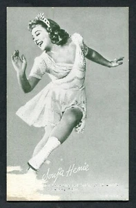 1948-49 Exhibit Sports Champions Sonja Henie Poor Figure Skating - Bild 1 von 2