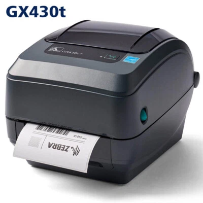 Zebra GX430t GX43-102570-000 Thermal Transfer Desktop Barcode Printer USB Port - Image 1 of 4