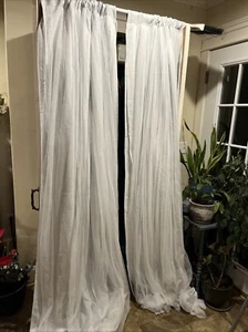 Elegant Dreamy Romantic Curtains , 2 Panels 52x96L - Picture 1 of 8