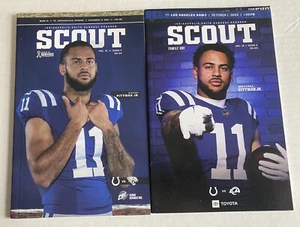 Michael Pittman Jr Indianapolis Colts Program Lot - 11/14/21 and 10/1/2023 - Picture 1 of 1