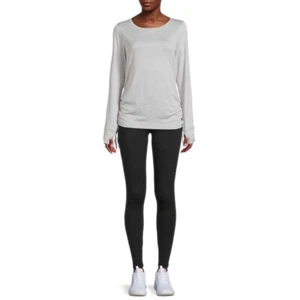 Camiseta para mujer Avia Performance con mangas largas, gris, XL 16-18 - Imagen 1 de 5