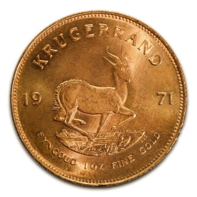 1971 South Africa Gold Krugerrand 1oz. - Image 1 of 2