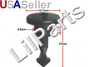 Retenedor de pasador de bloqueo del compartimiento del motor VW N90565301 N90642001 A21842 Audi - Imagen 1 de 1