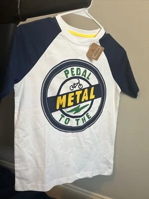 Camiseta Crazy 8 ocho pedales al metal bicicleta manga corta niños L grande 10-12 Foto 1 de 4