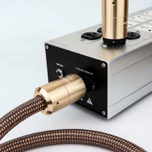 Accuphase HiFi Audio Power OFC Copper Cord US EU Schuko AC Power Supply Cable - Picture 1 of 8