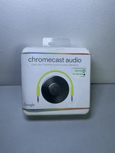Google Chromecast Audio Media Streamer RUX-J42 NUEVA CAJA ABIERTA - Imagen 1 de 9