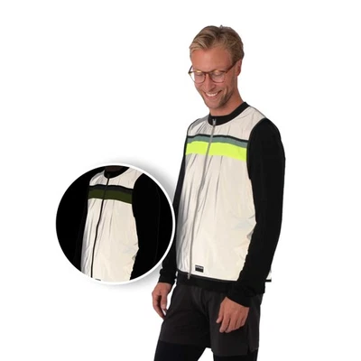 Roman Reflective Vest for Men - Size XL - Lightweight and Breathable Hi Vis J... - Image 1 of 4