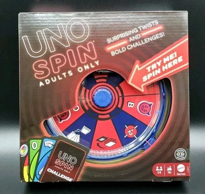 "UNO Spin - ADULTS Only" Edition Card Game Each Card has 3 Spicy Challenges! 18+ - Image 1 of 4