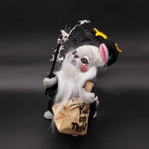 De colección Annalee Halloween Truco o Tratador Ratón Usando Mago Disfraz Estrellas 1993 - Imagen 1 de 12