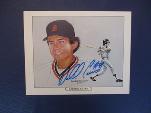 DARRELL EVANS AUTOGRAPHED 1984 DETROIT TIGER WAVE POSTCARD - Picture 1 of 1