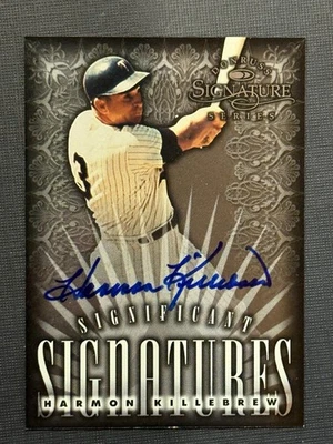 1998 Donruss Signature Series Significant Signatures Harmon Killebrew Auto HOF - Image 1 of 2