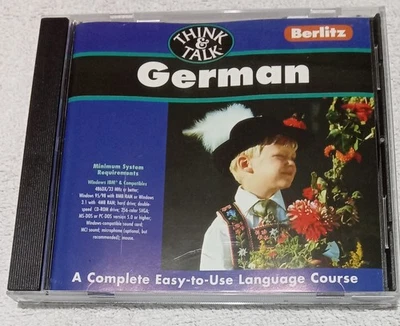 Berlitz Think & Talk GERMAN The Learning Company Windows Macintosh Version 2.02 - Image 1 of 3