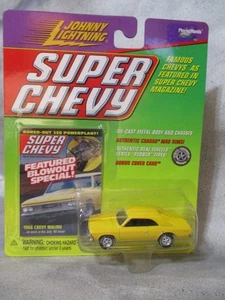 Johnny Lightning  Super Chevy Series 1966 Chevy Malibu 1:64 w/Rubber Tires - Picture 1 of 4
