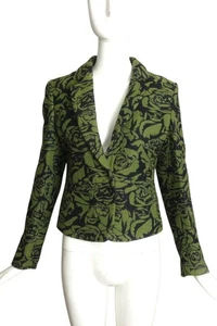 JC de CASTELBAJAC- NWT 2013 Floral Brocade Blazer, Size 8 - Picture 1 of 5