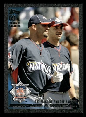 Albert Pujols/Braun St. Louis Cardinals 2010 Topps Update Black #US-215 SN /59 - Image 1 of 2