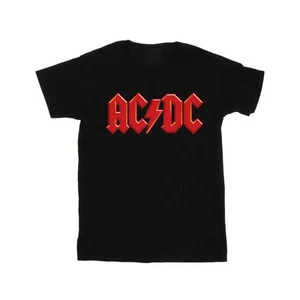 ACDC Boys Red Logo T-Shirt (BI3614) - Picture 1 of 3