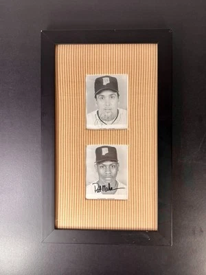 Kent Hrbek - Pat Mahomes 明尼苏达双胞胎相框亲笔签名照片 - 90 年代(酋长) — 第 1/4 张图片