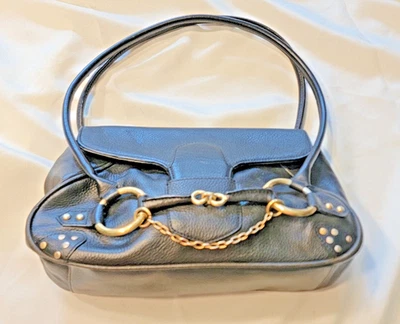 Paradox Designer Horse Bit Derby Hand Shoulder Bag Logo Pattern Purse  - Image 1 of 4