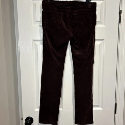 AG Adriano Goldschmied The Stevie 脚踝直灯芯绒裤子女式 30R 码 — 第 1/4 张图片