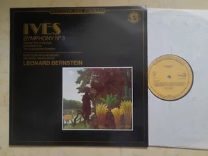 Ives Symphony No.3 Leonard Bernstein *CBS Masterworks Vinyl LP*NM* - Picture 1 of 4