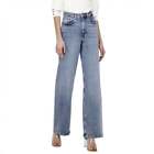 Only Juicy Life Wide High Waisted Jeans - Blue Denim