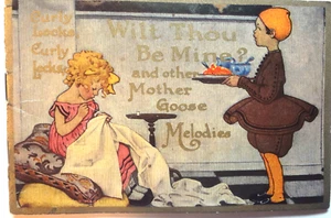 VHTF 1914 JESSIE WILCOX SMITH illustrated COLGATE'S RIBBON DENTAL CREAM MELODIES - Picture 1 of 12