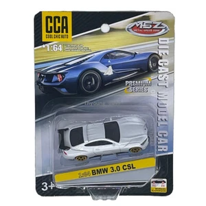 1:64 BMW 3.0 CSL Model Toy Car Diecast Toy Vehicle Kids Toys for Boys Gift White - Picture 1 of 3