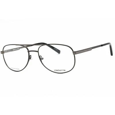 Anteojos para hombre Liz Claiborne mate rutenio aviador borde completo CB 250 0R81 00 Foto 1 de 2