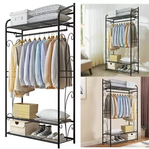 Metall Garderobeschrank Kleiderständer Kleiderstange Schwerlast Garderobe Design - Bild 1 von 10
