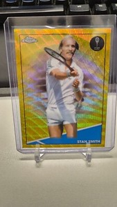 2021 Topps Chrome Tennis Stan Smith Gold Wave Refractor Parallel Card /50 #62