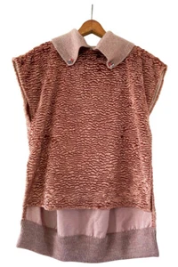 Top túnica RACHEL COMEY cobre imitación piel mangas detalle joya talla 2 - Imagen 1 de 9