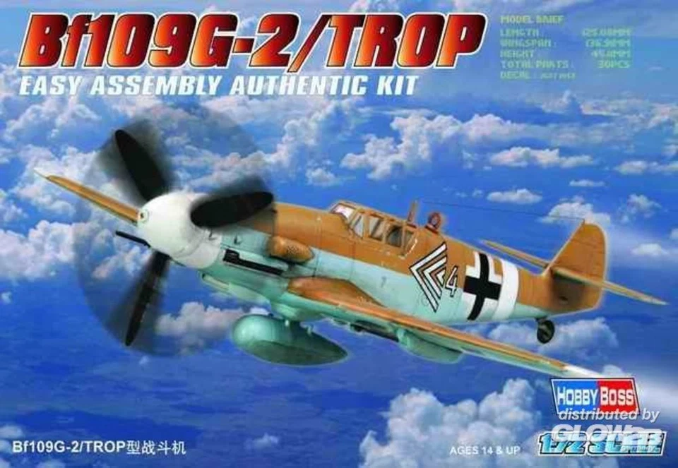 Boss dell'hobby: Bf109 G-2/ TROP in 1:72 [3480224] — 第 1/1 张图片