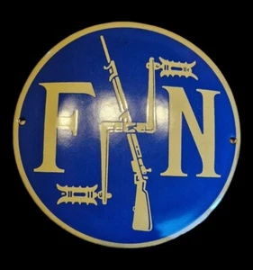 FN MOTORFIETS (GARAGE).  PORZELLAN EMAILLE / EMAILLE SCHILD, SCHILD, TELLER RETRO! - Bild 1 von 5