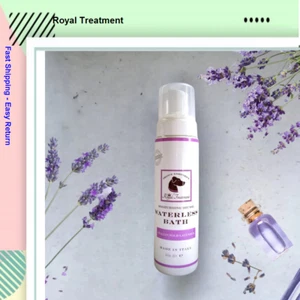 Organic Italian Wild Lavender Waterless Bath Moisturizing Mousse 8.4 oz - Picture 1 of 1