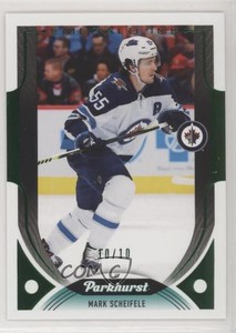 2020-21 Upper Deck Parkhurst Emerald Ice Achievement /10 Mark Scheifele #256