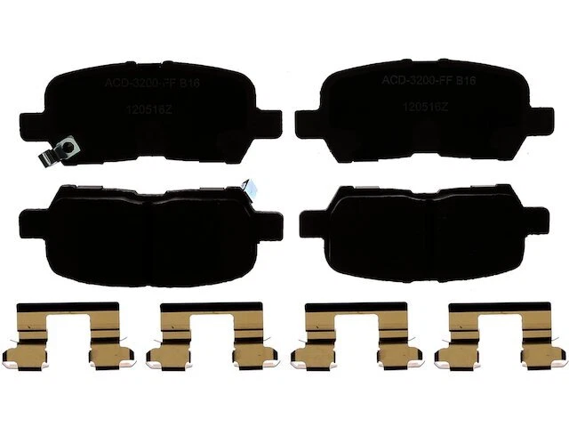 Juego de pastillas de freno traseras AC Delco 65575QKSW 2011 2012 para Chevrolet Impala 2010-2013 Foto 1 de 2