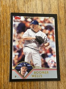 David Wells New York Yankees 2003 Topps Black #574 SSP Insert #33/52
