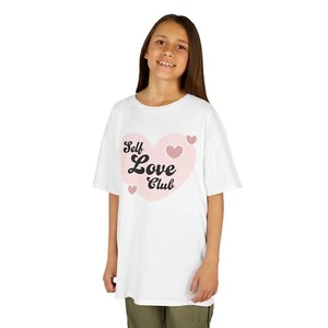 Self Love Club Kids Tee, Cute Kids T-Shirt, Positive Vibes Apparel, [...] - Picture 1 of 7