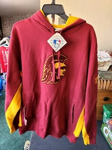 NWT Mens USC Majestic Trojans Hoodie Sweatshirt Size Large NCAA Sports  - Picture 1 of 3