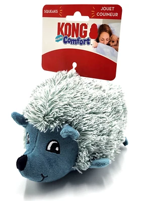 Juguete para perro Kong Comfort Hedgehog mediano suave chirriante arrugado 7x4" Foto 1 de 4