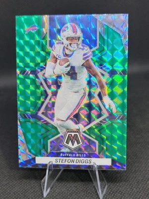 Stefon Diggs - 2022 Panini Football Mosaic Green Prizm #21 Buffalo Bills - Image 1 of 2