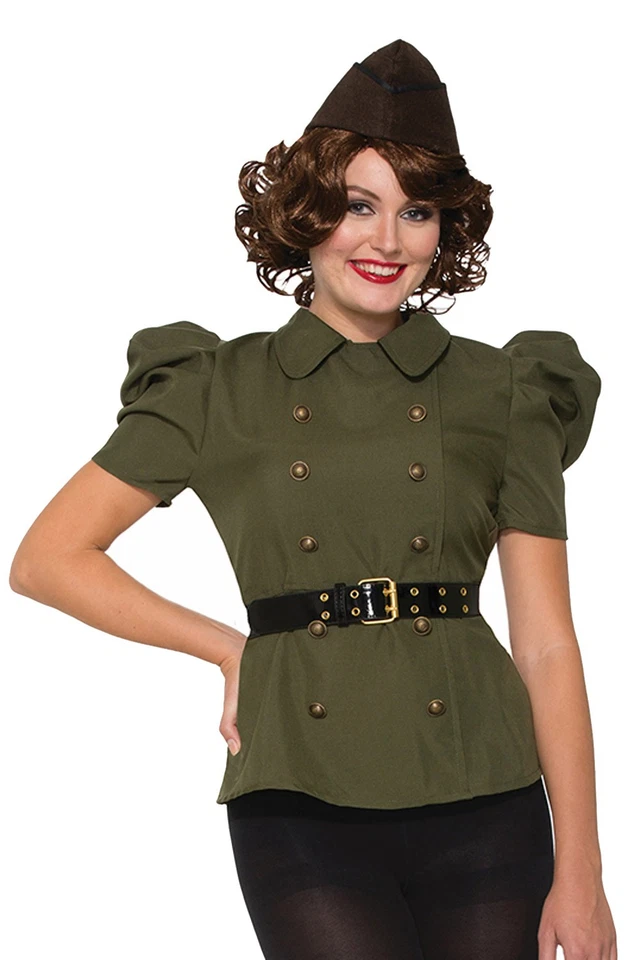 Brand New 1940's Military Uniform Bombshells Women Adult Costume - Image 1 of 1